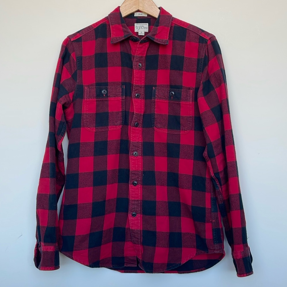 J. Crew Buffalo Check Flannel